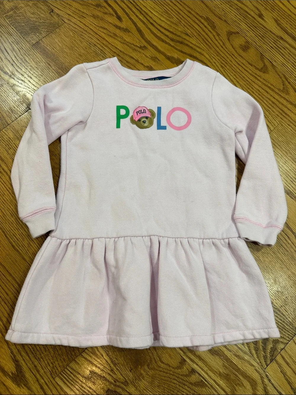 Girl’s Polo Ralph Lauren Dress. Size 3/3T. Good Used Condition.